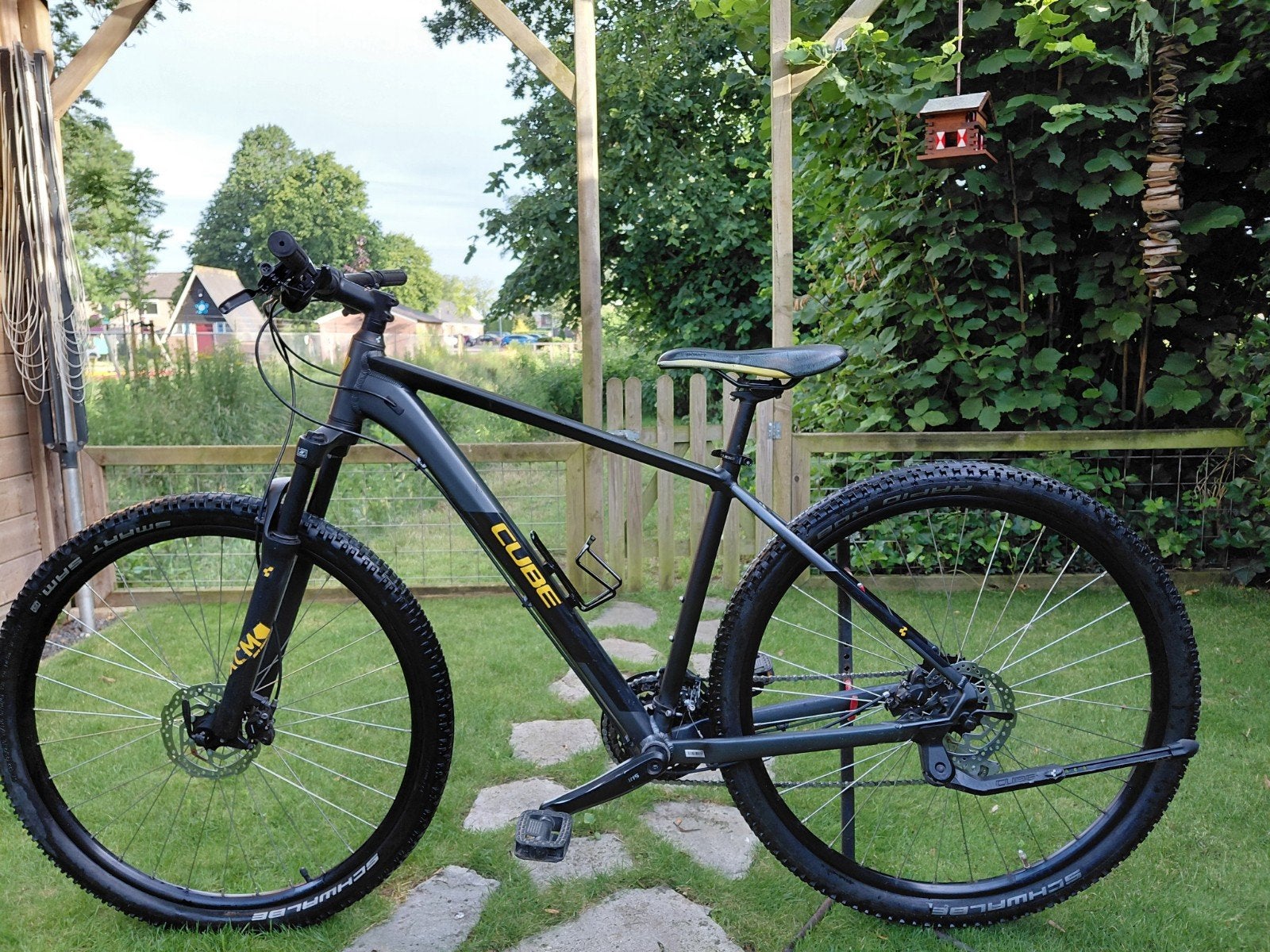 MOUNTAINBIKE CUBE AIM 29 INCH BANDEN FRAMEMAAT L, Fietsen en Brommers, Gebruikt, Hardtail, 45 tot 49 cm, Schijfrem