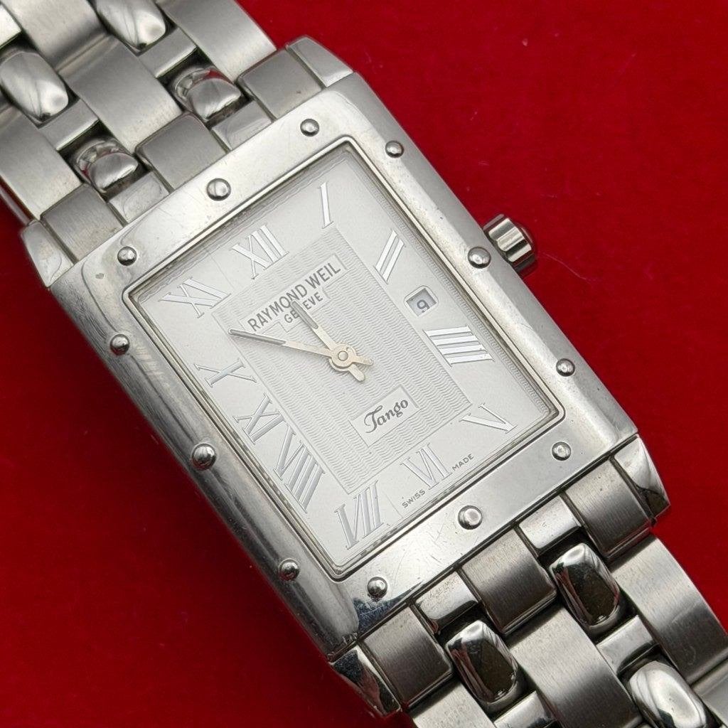 Raymond Weil Tango Rectangular - Staal, Overige merken, Staal, Met bandje, Polshorloge