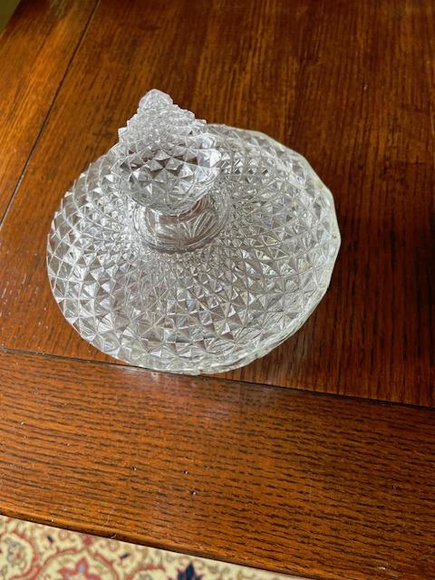 Koekjesschaal.glas, Gebruikt, Schaal, Rond, Ophalen of Verzenden