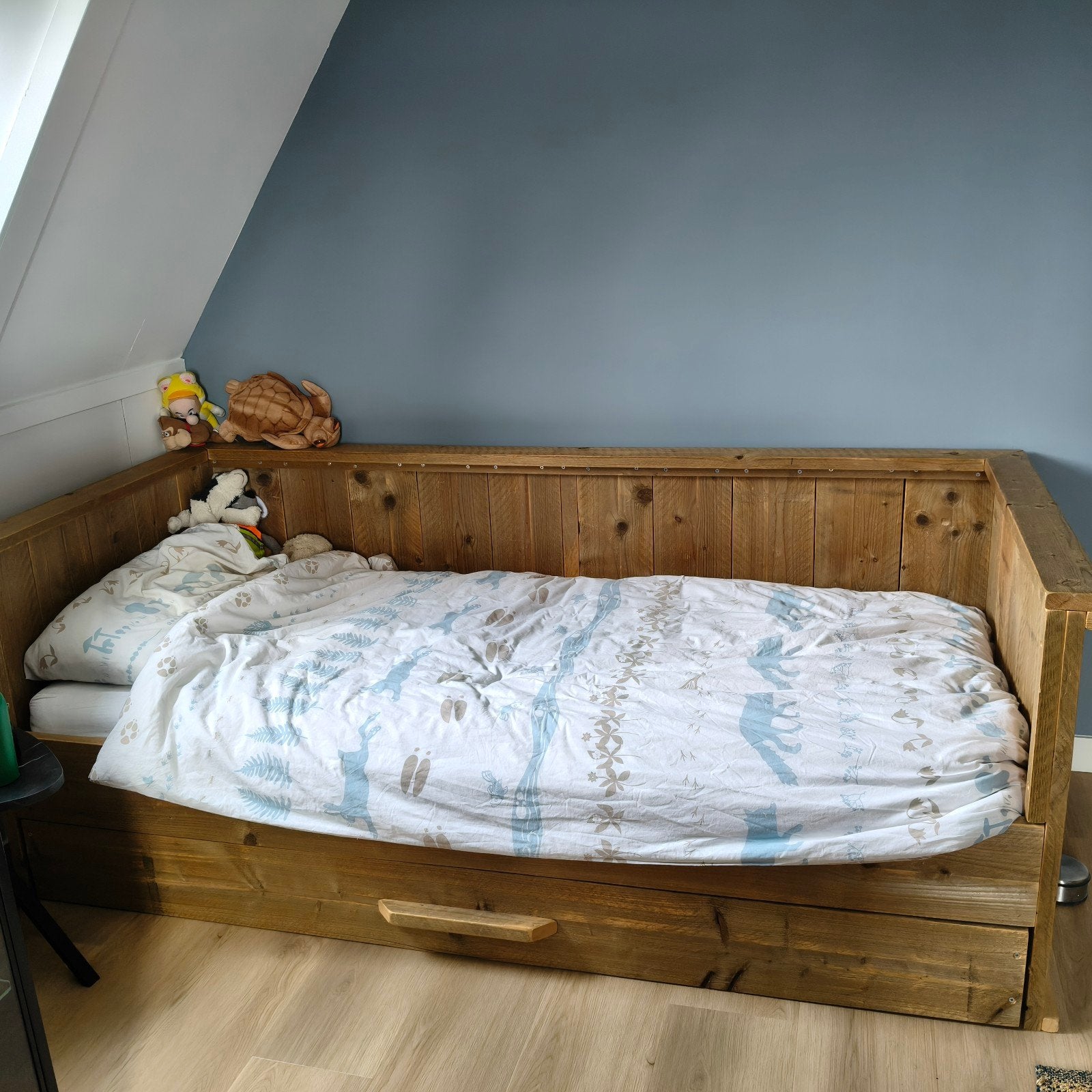 Houten kajuitbed met handige onderlade, Huis en Inrichting, Ophalen, Gebruikt, 90 cm, Eenpersoons