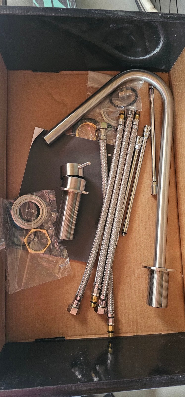Radomonte Toki 2-gats mengkraan Inox TKI31S, Ophalen of Verzenden, Nieuw, Kraan