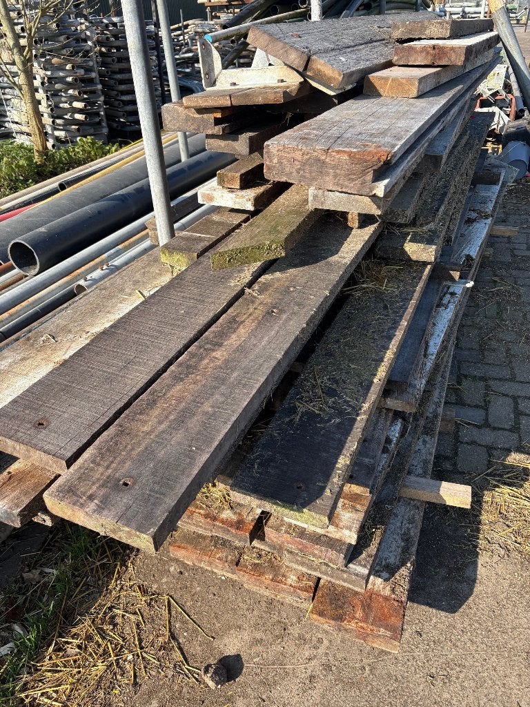 Gebruikte hardhouten planken, Dieren en Toebehoren, Ophalen, Gebruikt