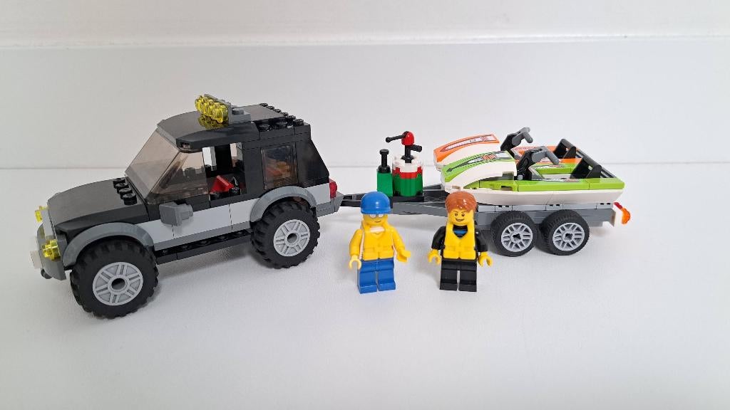 Lego City 60058 SUV met waterscooters, Compleet, City, Lego, Ophalen of Verzenden