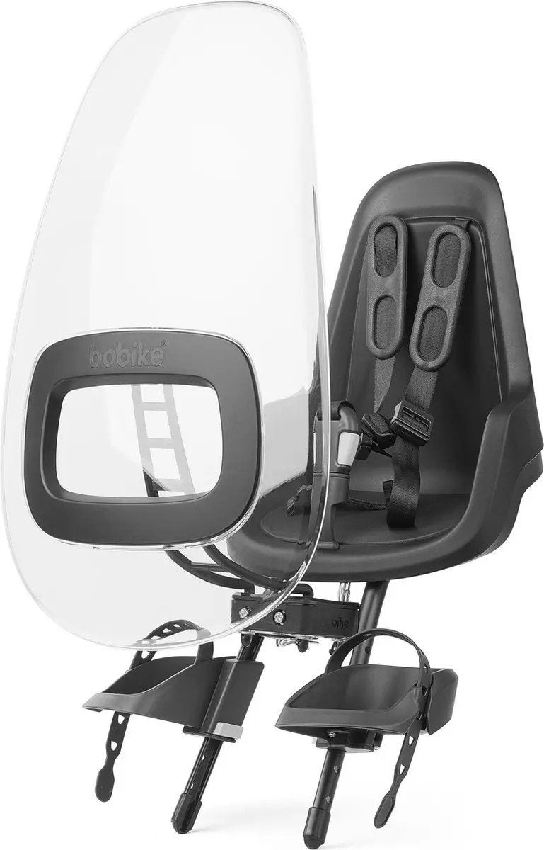 Bobike Voorzitje met Windscherm - Veilig en Comfortabel, Fietsen en Brommers, Voorzitje, Ophalen of Verzenden, Bobike, 0 t/m 13 kg