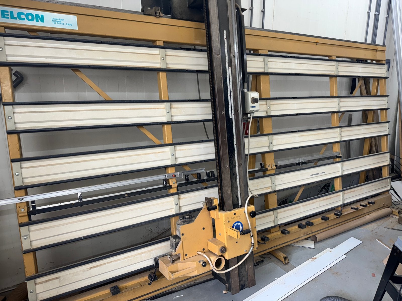 Wandzaag platenzaag, Doe-het-zelf en Verbouw, Gereedschap | Zaagmachines, Ophalen, Gebruikt, 1200 watt of meer, Overige typen