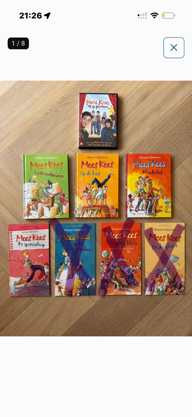 Mees Kees pakket, lees- en luisterboeken en dvd, Ophalen of Verzenden, Zo goed als nieuw, Fictie algemeen