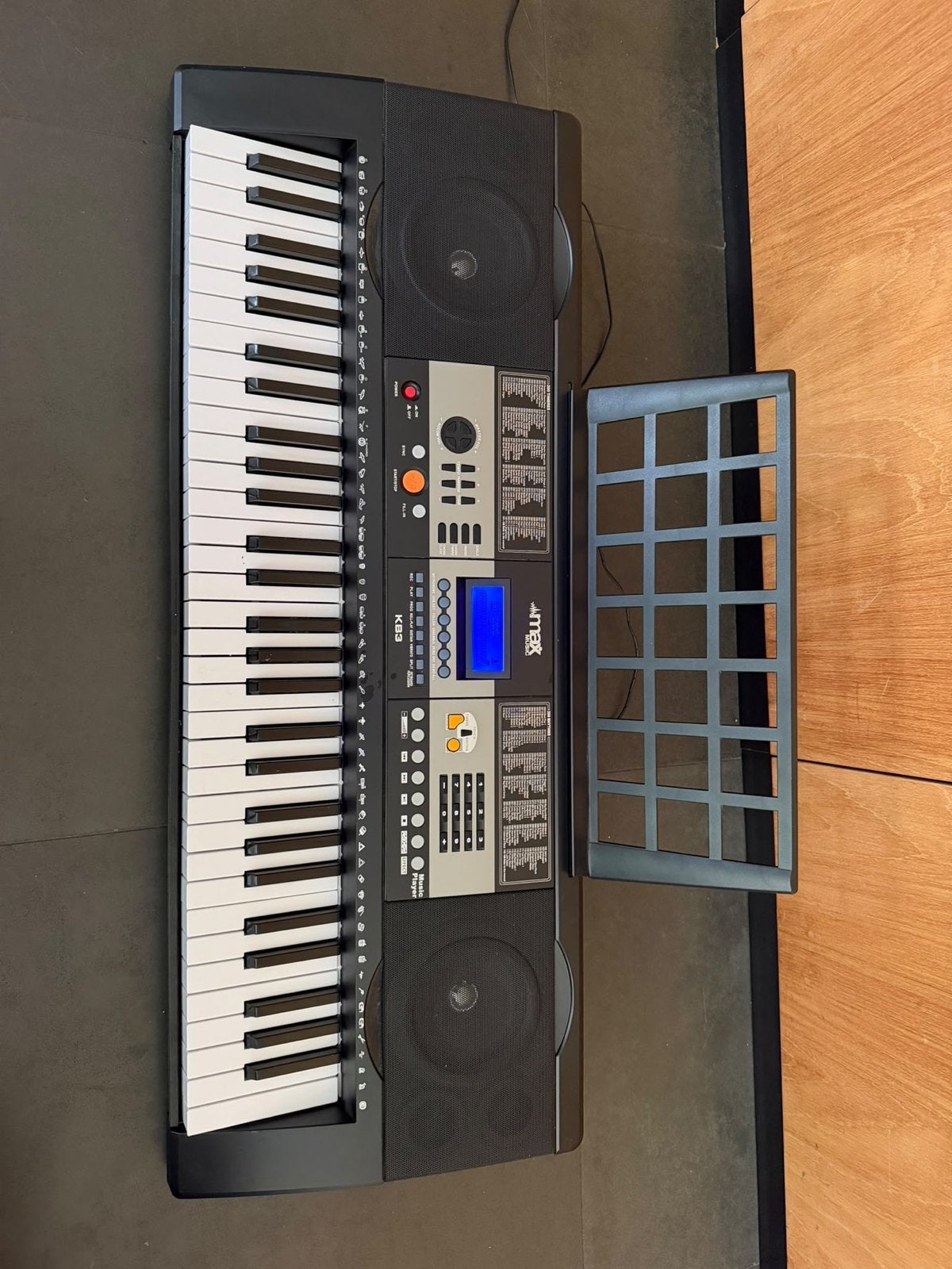 Max Music KB3 Touch Electronic Keyboard 61 toetsen