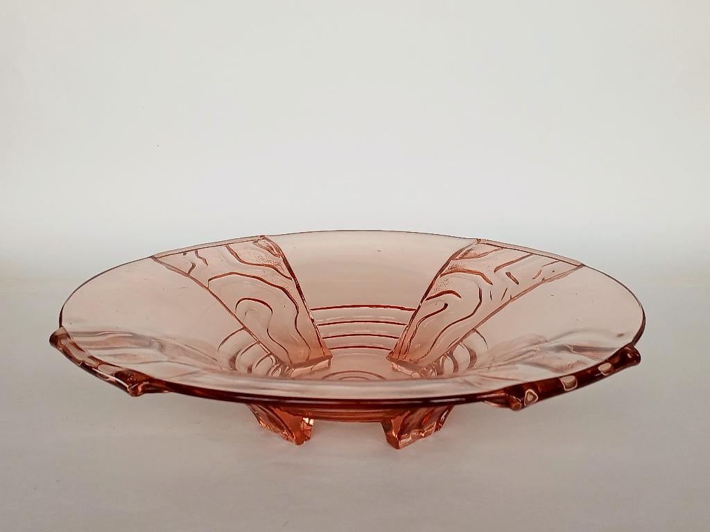 Schaal Walther & Söhne Holland Persglas Art Deco, Ophalen of Verzenden