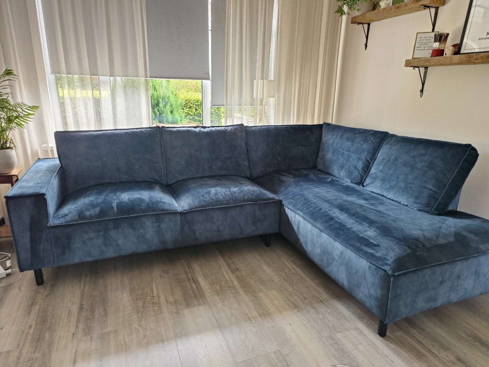 Nette hoekbank Seats en Sofas Manilla, Huis en Inrichting, Banken | Bankstellen, Ophalen, 250 tot 300 cm, 100 tot 125 cm, Hoekbank