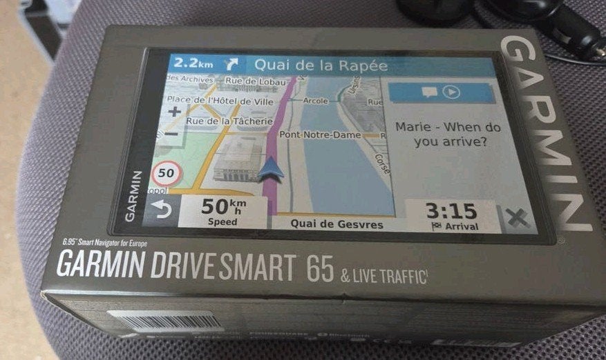 Garmin DriveSmart 65 & Live Traffic Navigatiesysteem, Auto diversen, Ophalen of Verzenden, Gebruikt