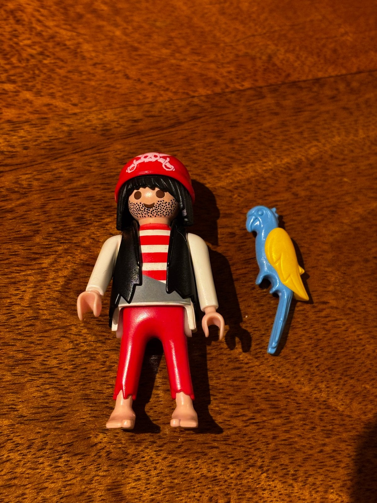 Playmobil Piraat met Papegaai - Losse Figuur, Kinderen en Baby's, Speelgoed | Playmobil, Pirates, Gebruikt, Losse onderdelen, Ophalen of Verzenden