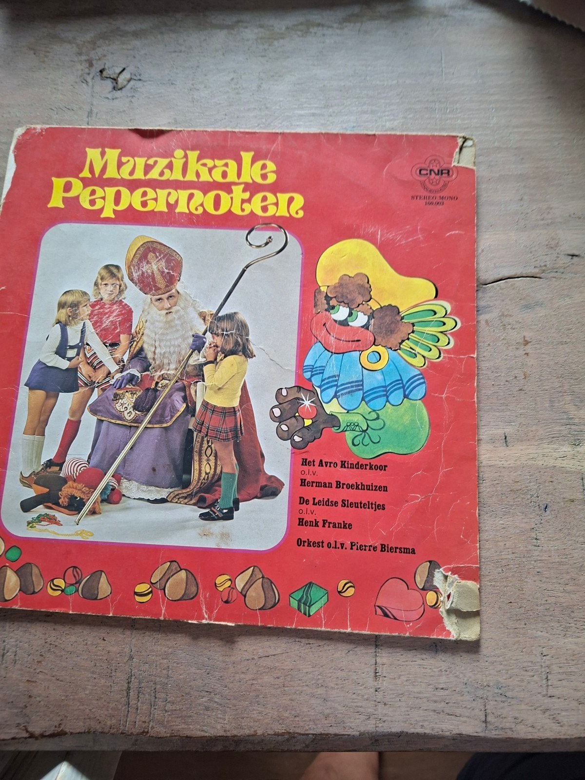 Muzikale Pepernoten - Sinterklaas LP - Avro Kinderkoor, Cd's en Dvd's, Ophalen of Verzenden, Gebruikt, Sinterklaas, Album