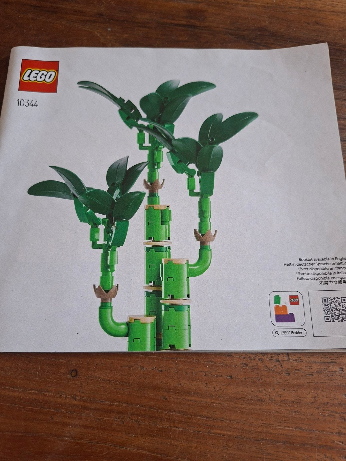 LEGO Botanische Collectie - Bamboe 10344 (geen doos), Ophalen, Zo goed als nieuw