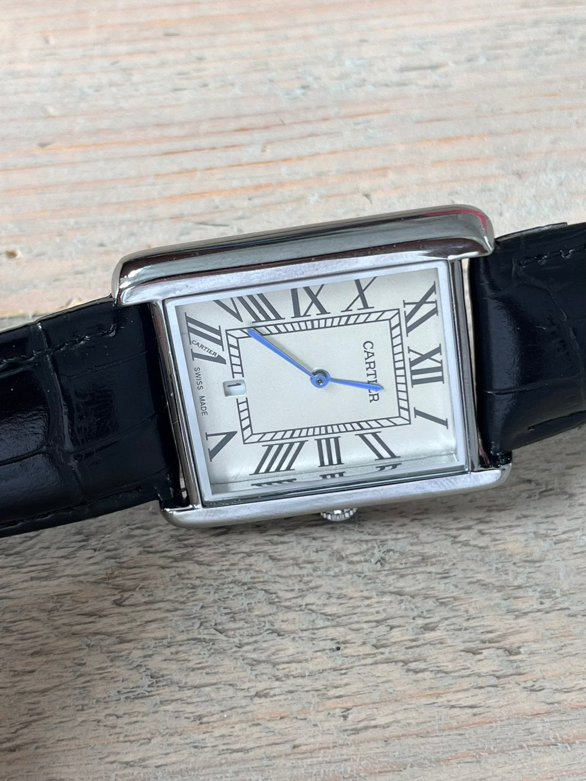 Cartier Tank Large, Ophalen of Verzenden, Goud, 1960 of later