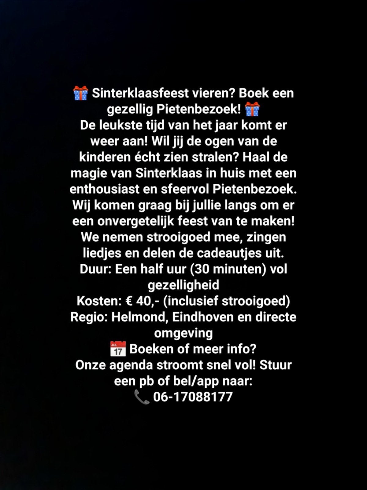Sinterklaasfeest vieren?, Vacatures, Vacatures | Schoonmaak en Facilitaire diensten
