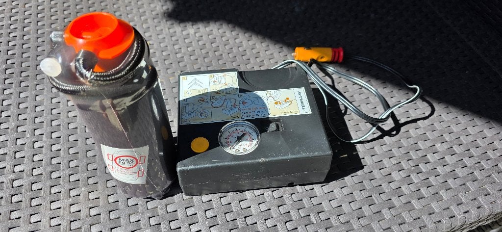 Bandencompressor voor auto zonder reservewiel., Ophalen of Verzenden, Nieuw