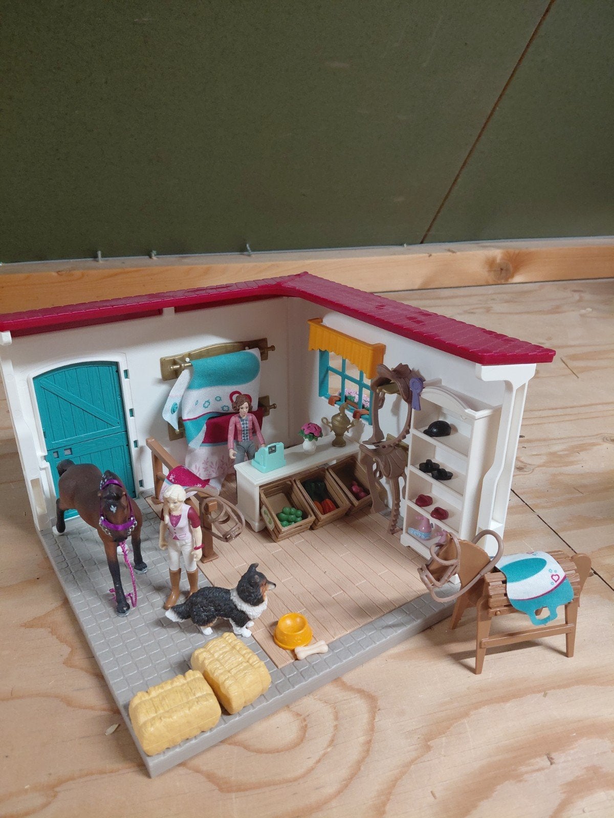 Schleich Horse Club ruitershop, Ophalen of Verzenden, Zo goed als nieuw, Meisje