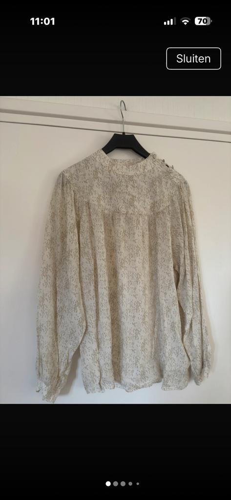 Yaya blouse s, Kleding | Dames, Ophalen of Verzenden, Zo goed als nieuw, Maat 36 (S), Beige