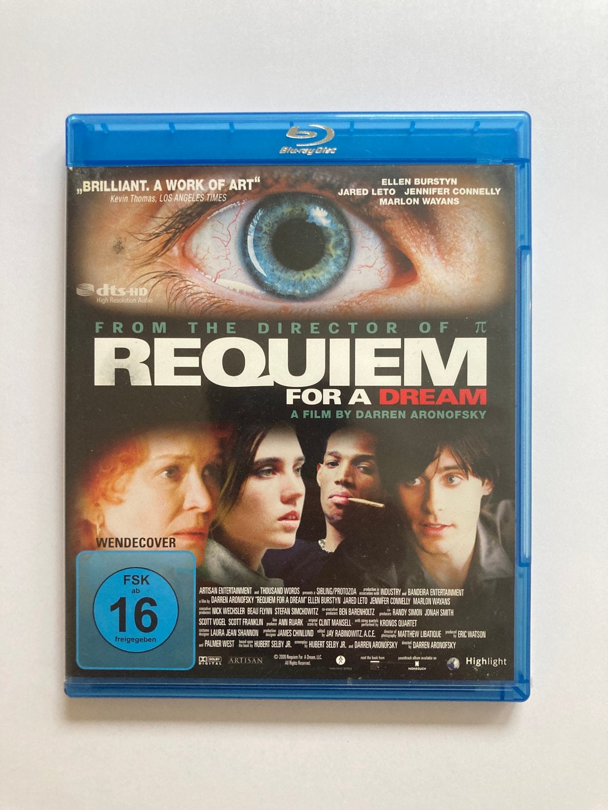 Requiem for a Dream, 2000 / BLU-RAY / Duitse uitgave, Cd's en Dvd's, Ophalen of Verzenden, Zo goed als nieuw, Drama