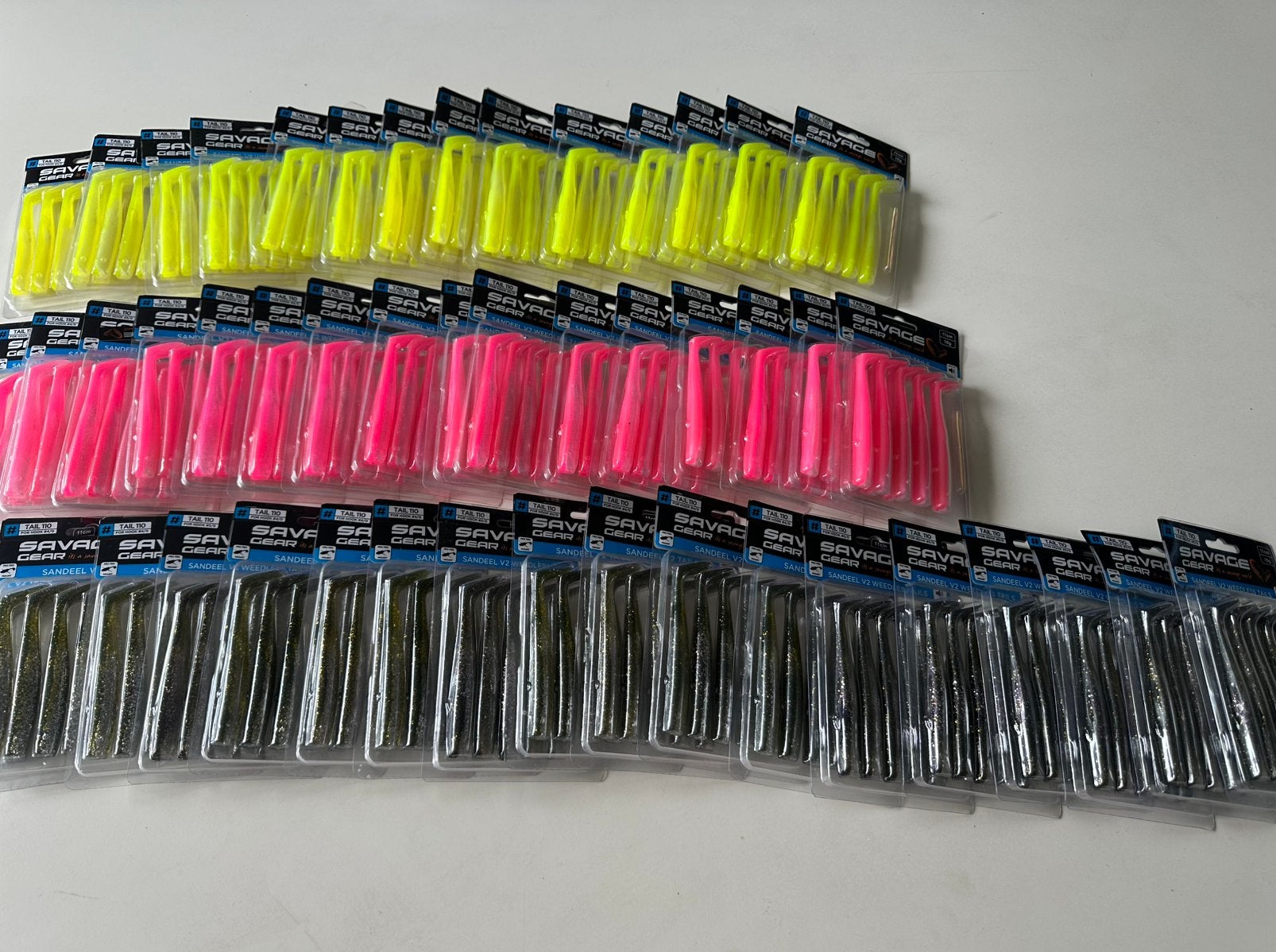 Savage gear sandeel v2 weedless tails 110 nieuw 48 pakken, Ophalen, Nieuw, Overige typen