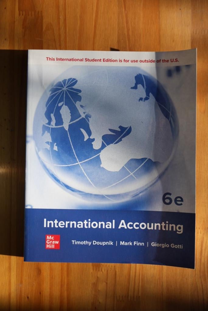 International Accounting 6e - Timothy Doupnik, Zo goed als nieuw, Timothy Doupnik, Mark Finn, Giorgio Gotti, Gamma, HBO