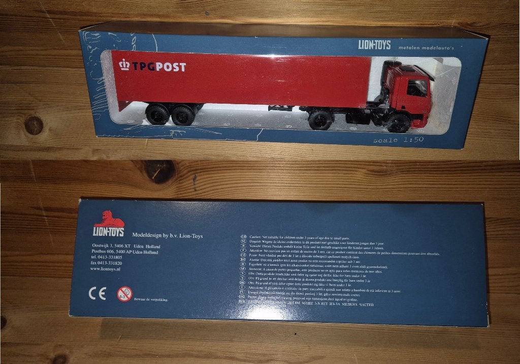 Te koop Set van schaalmodel vrachtauto's en auto, Gebruikt, 1:50 of kleiner, Overige typen, Ophalen