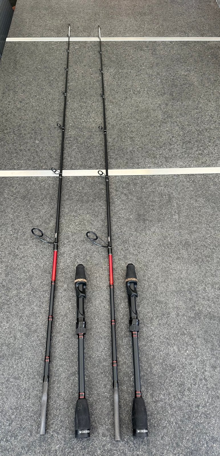 2x Mitchell Traxx RZ Spin 1,80 cm werpgewicht 10–35 gram, Ophalen, Zo goed als nieuw, Werphengel