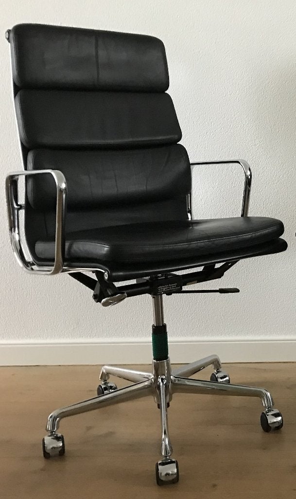 Vitra Charles Eames bureaustoel EA 219 EA219, Gebruikt, Zwart, Ophalen of Verzenden, Nvt