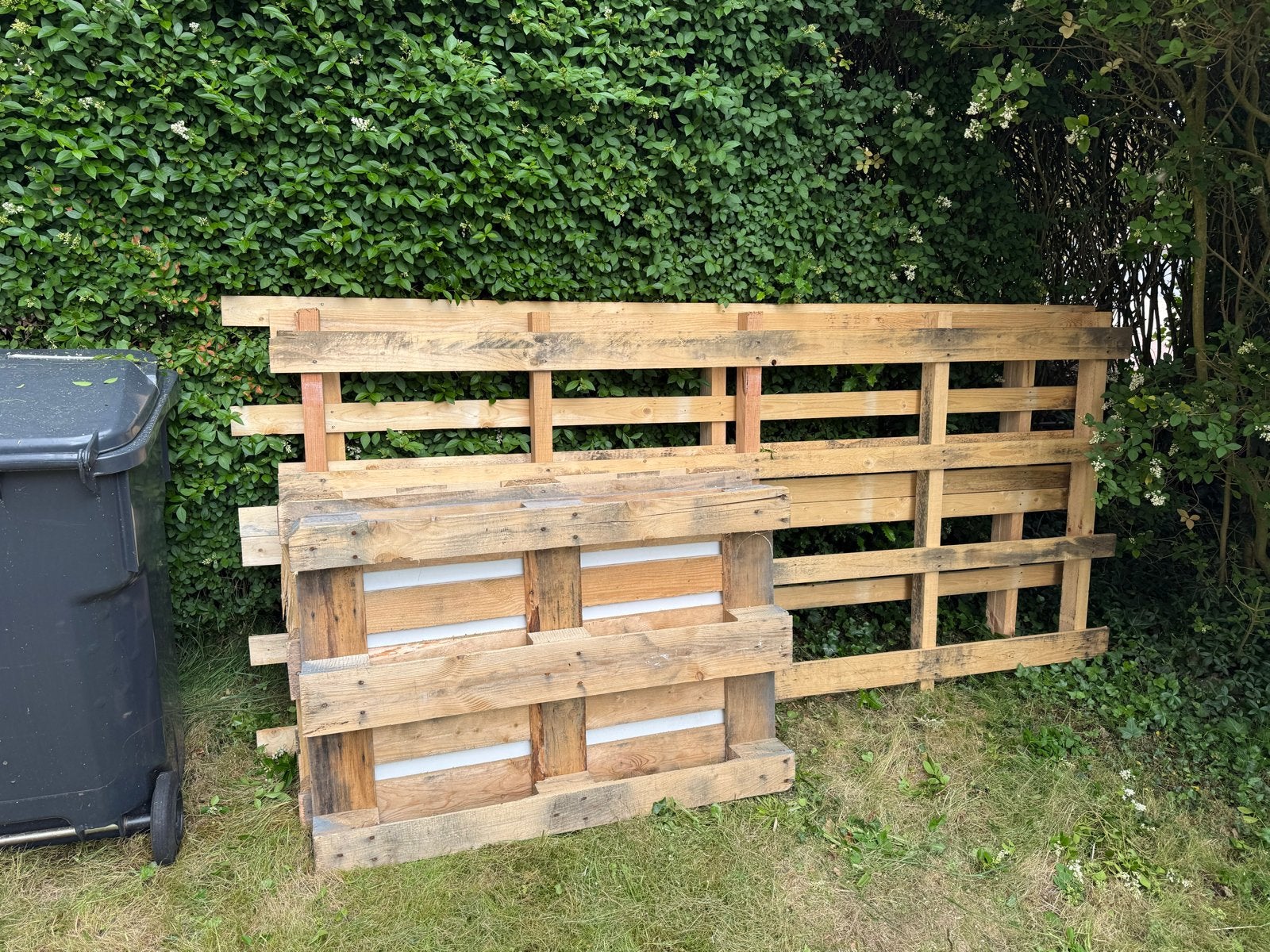 Gratis: Houten Pallets voor Tuinprojecten of Brandhout, Ophalen, Gebruikt