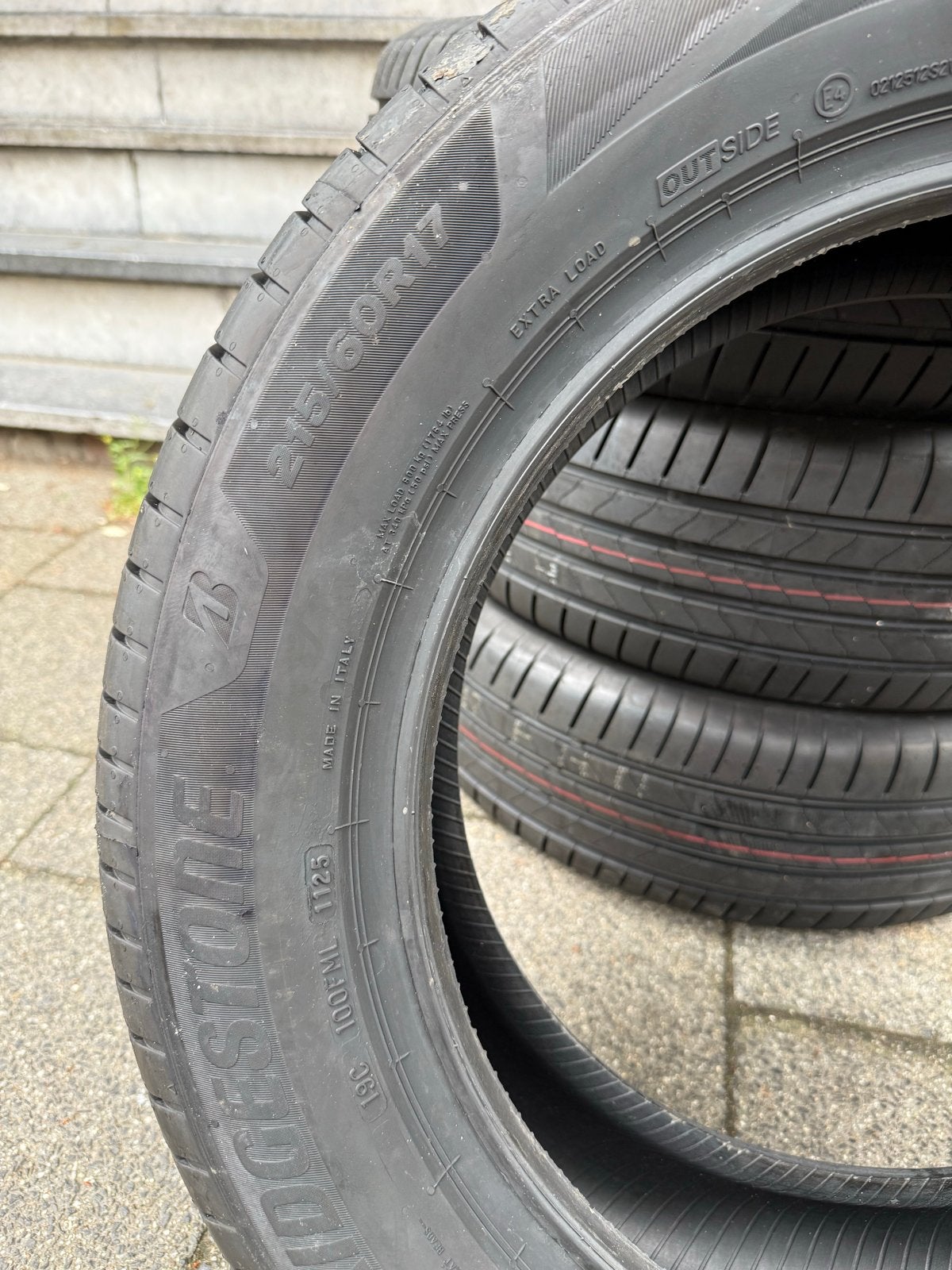 4x Bridgestone Turanza 215/60R17 Zomerbanden, 17 inch, Ophalen of Verzenden, Band(en), Personenwagen