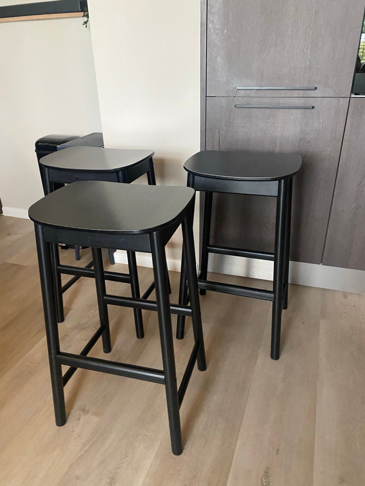 Ikea Rönninge barkrukken - 75 cm hoog, Gebruikt, Met voetsteun, 60 tot 90 cm, Ophalen of Verzenden