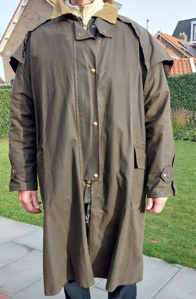 Originele waxjas Heren, Ophalen of Verzenden, Zo goed als nieuw, Overige maten, Bruin