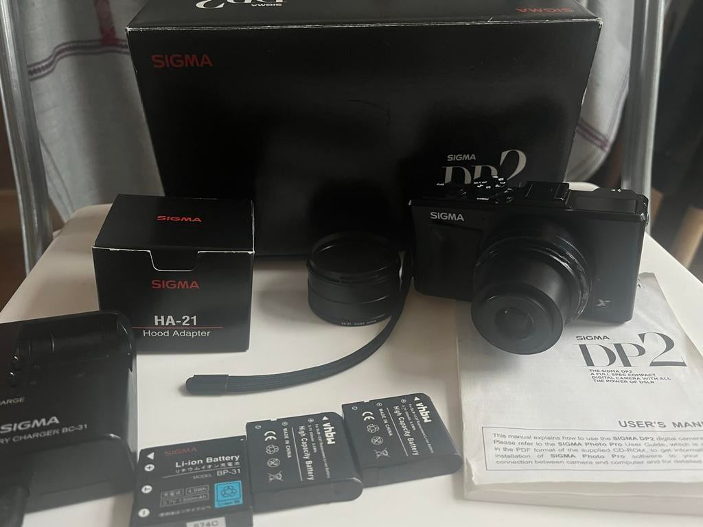 Sigma DP2 Compact Camera met Accessoires, Ophalen of Verzenden, Gebruikt, Geen optische zoom