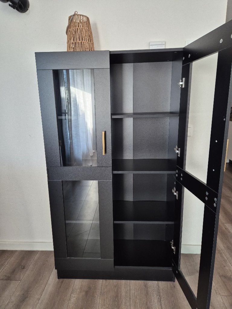 Vitrinekast, Ophalen, Gebruikt, 50 tot 100 cm, 150 tot 200 cm