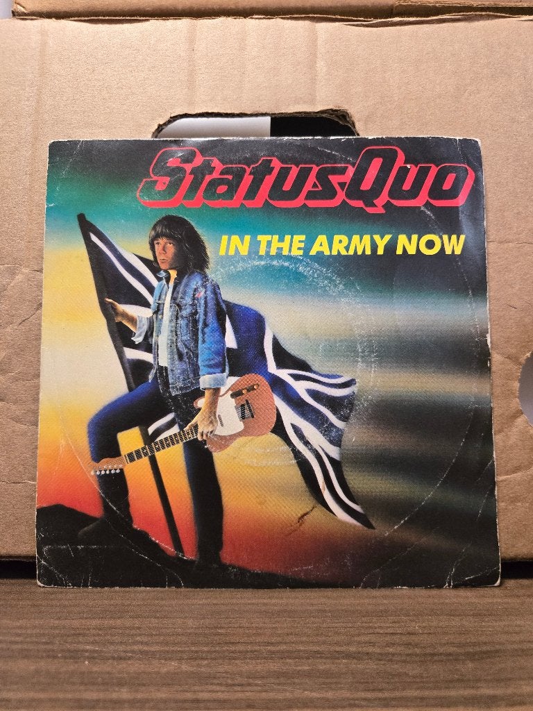 Status quo - In the army now, 7 inch, Ophalen of Verzenden, Zo goed als nieuw, Fotohoes