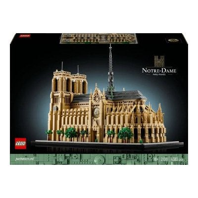 LEGO Architecture Notre-Dame van Parijs - 21061, Info@lego.com, Lego, Ophalen of Verzenden, Zo goed als nieuw