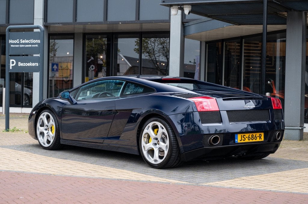 Lamborghini Gallardo 5.0 Manual (bj 2004), Auto's, Lamborghini, Gebruikt, Zwart, Overige kleuren, 1546 kg