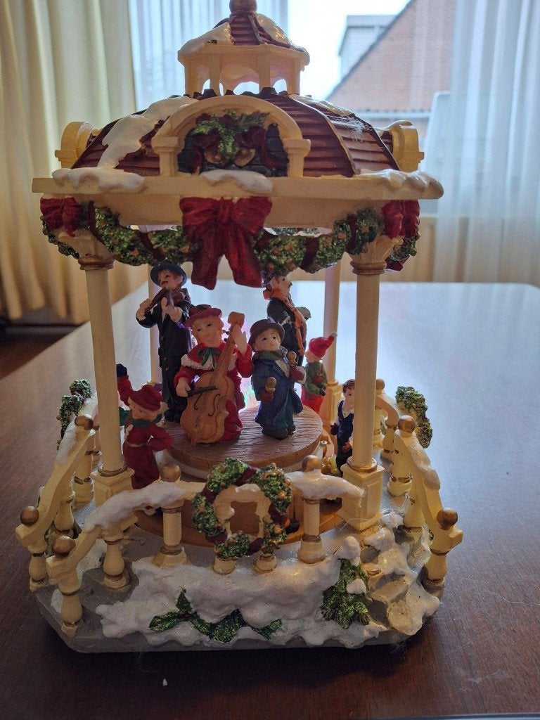 Kerst dorp tafereel, Ophalen of Verzenden, Gebruikt