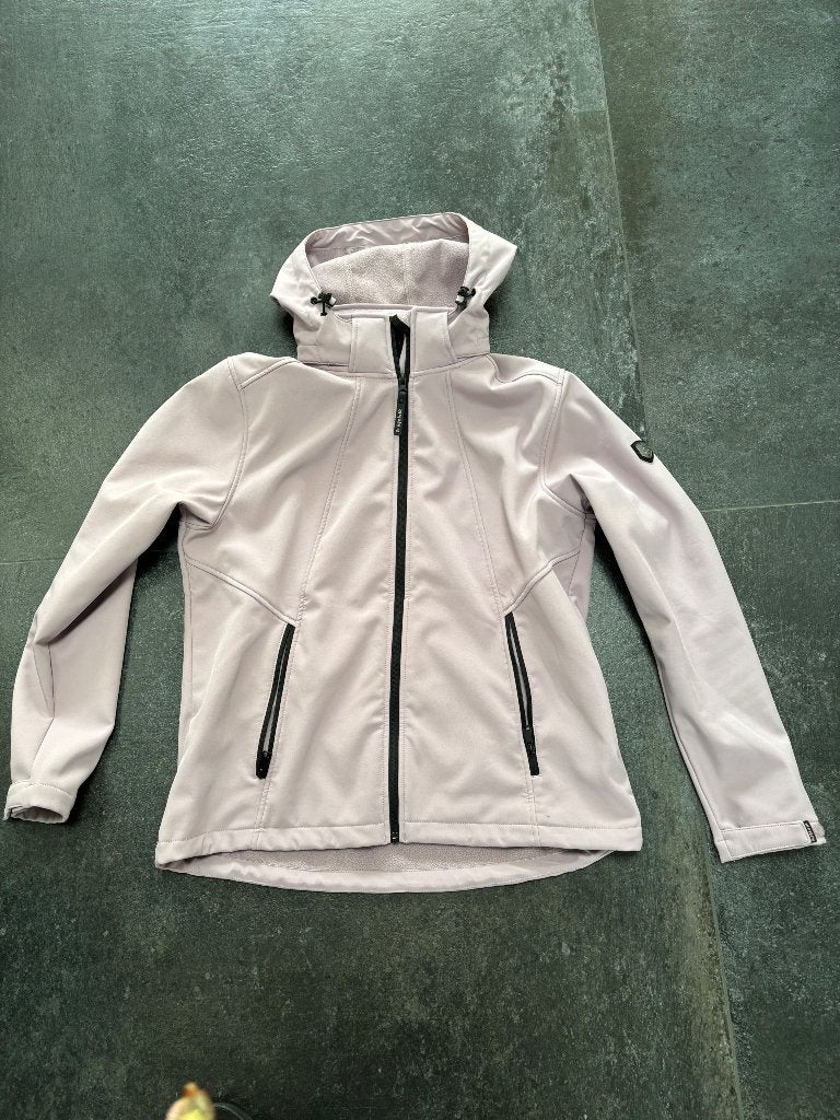 Kjelvik softshell outdoor jas lila maat 44, Kleding | Dames, Verzenden, Paars, Maat 42/44 (L), Zo goed als nieuw