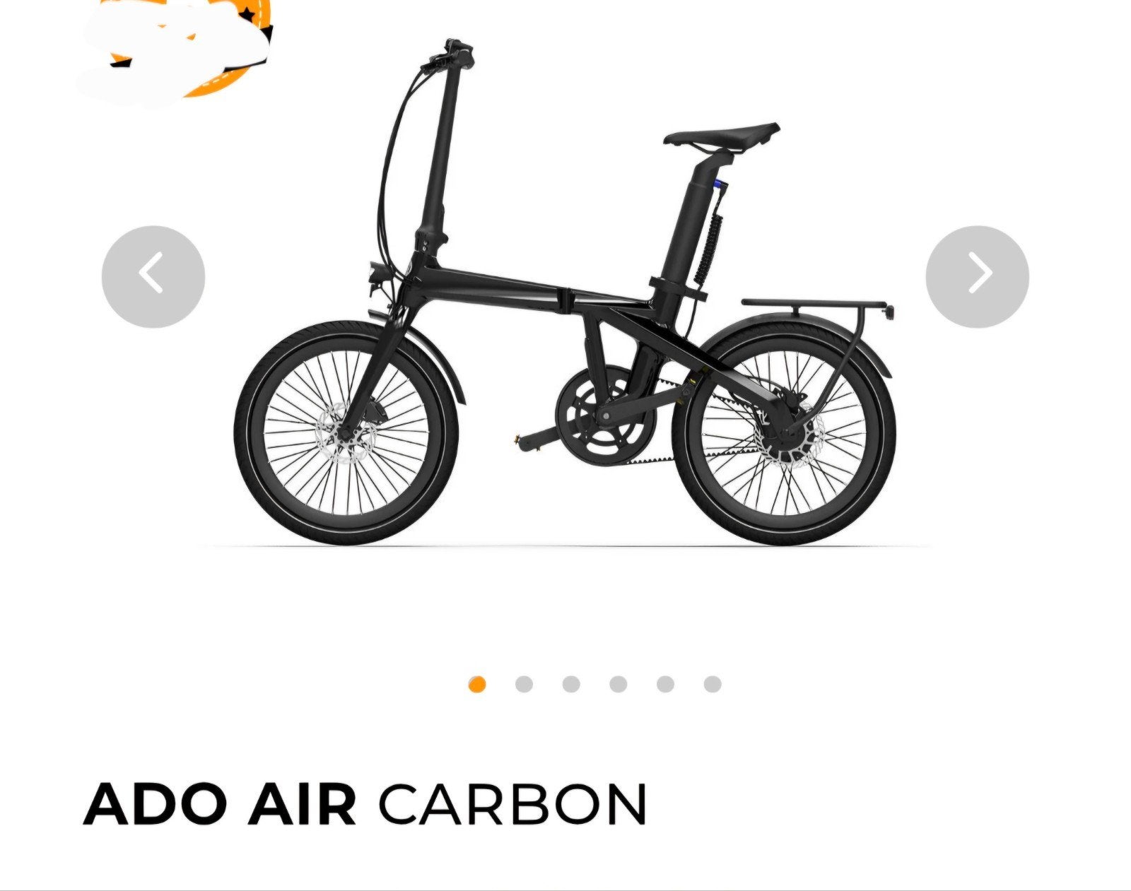 ADO Air Carbon Opvouwbare E-Bike, Fietsen en Brommers, Fietsen | Vouwfietsen, Ophalen, 20 inch of meer