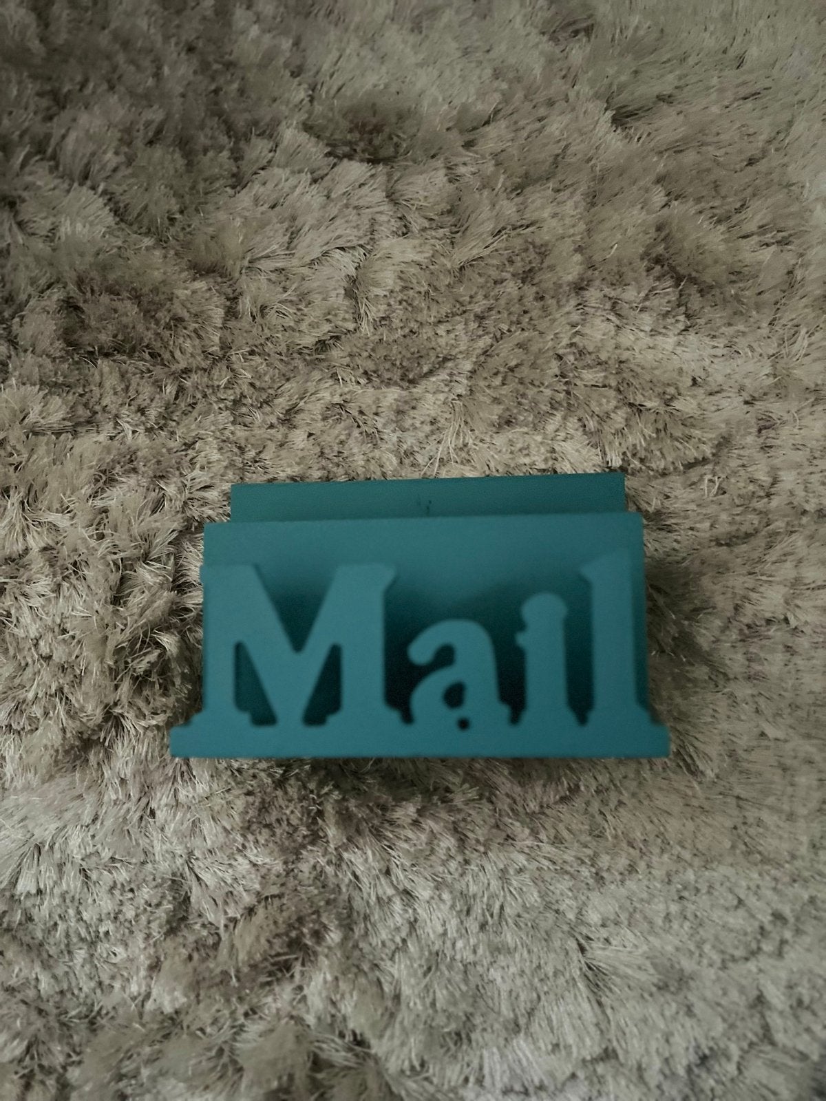 Leuke turquoise 'Mail' brievenhouder/organizer, Verzenden, Zo goed als nieuw