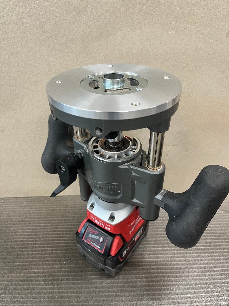 Aluminium schijf Milwaukee M18FTR08 voor Festool kopieerring, Nieuw, Ophalen of Verzenden, Bovenfrees, Milwaukee