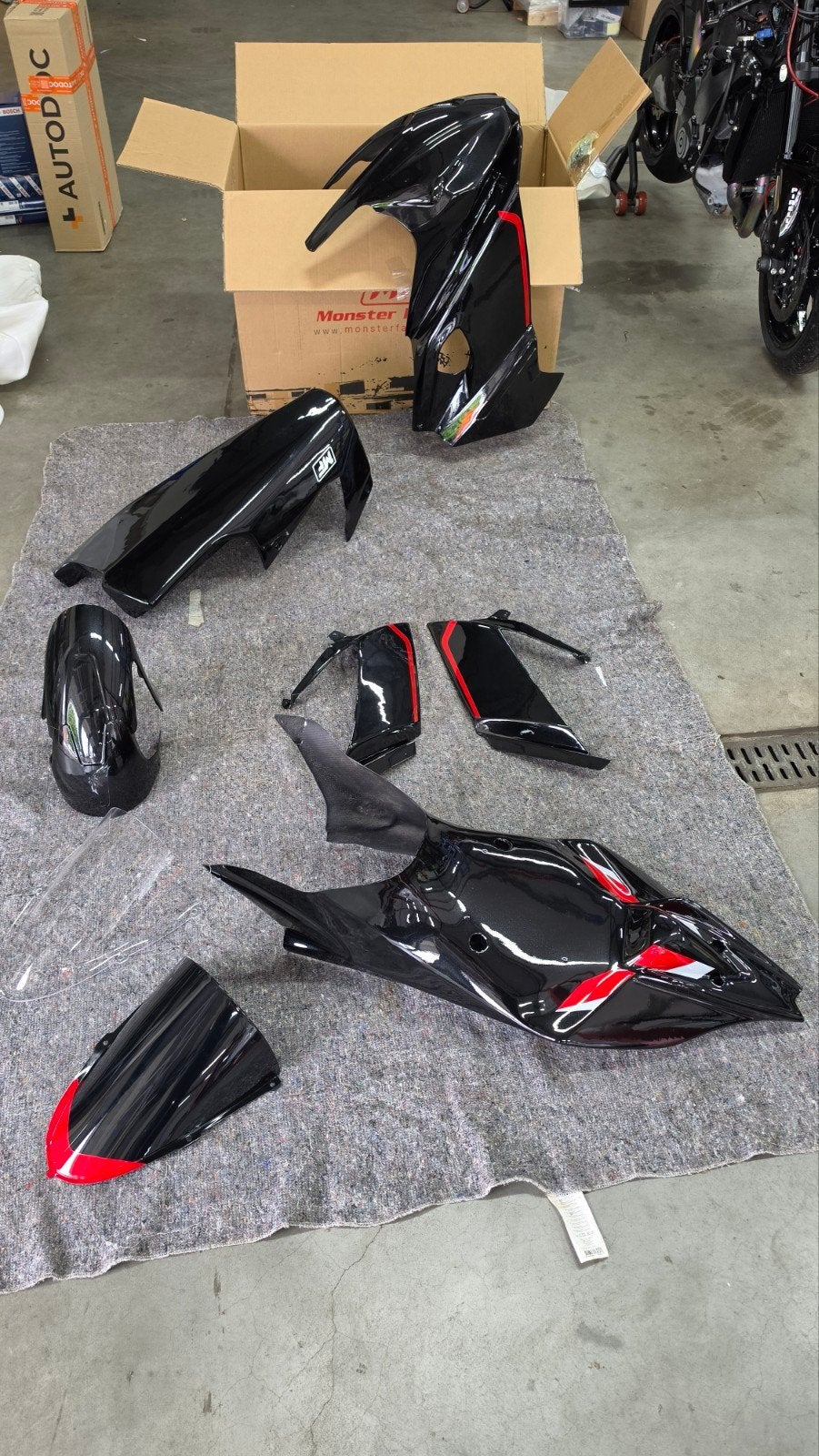 Aprilia RS660 2024 circuitkuip nieuw glasvezel / fiberglass, Motoren, Ophalen of Verzenden
