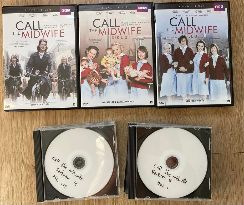 Call the Midwife DVD Boxset Seizoen 1-3 + Seizoen 4 & 5, Gebruikt, Boxset, Drama, Ophalen of Verzenden