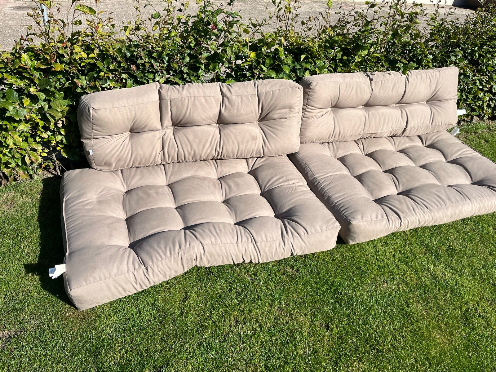 LIVARNO home tuinkussens voor loungeset, Tuin en Terras, Ophalen, Textileen, Zo goed als nieuw, Loungeset