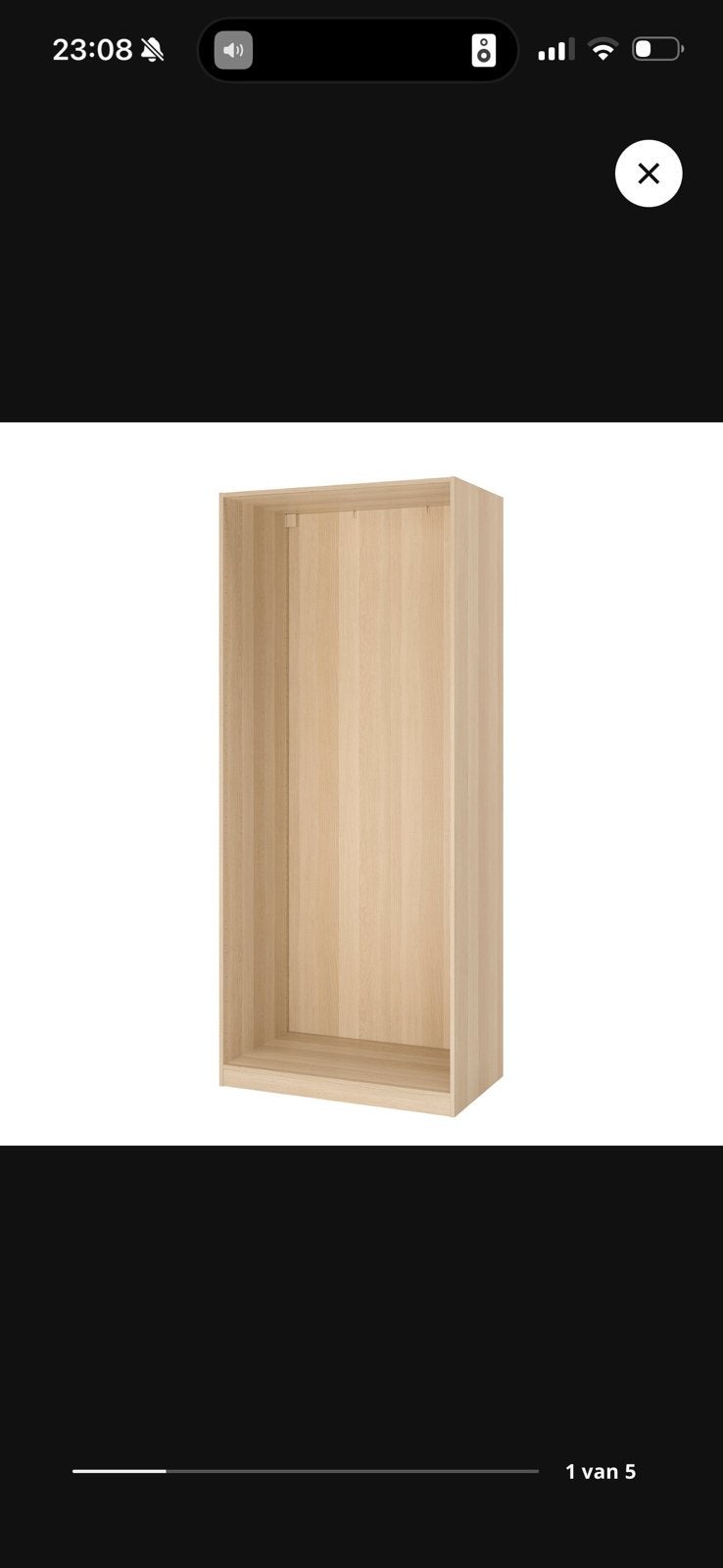Ikea pax kast 100 x 236 cm 60cm diep met deuren, Ophalen, Zo goed als nieuw, 50 tot 75 cm, 200 cm of meer