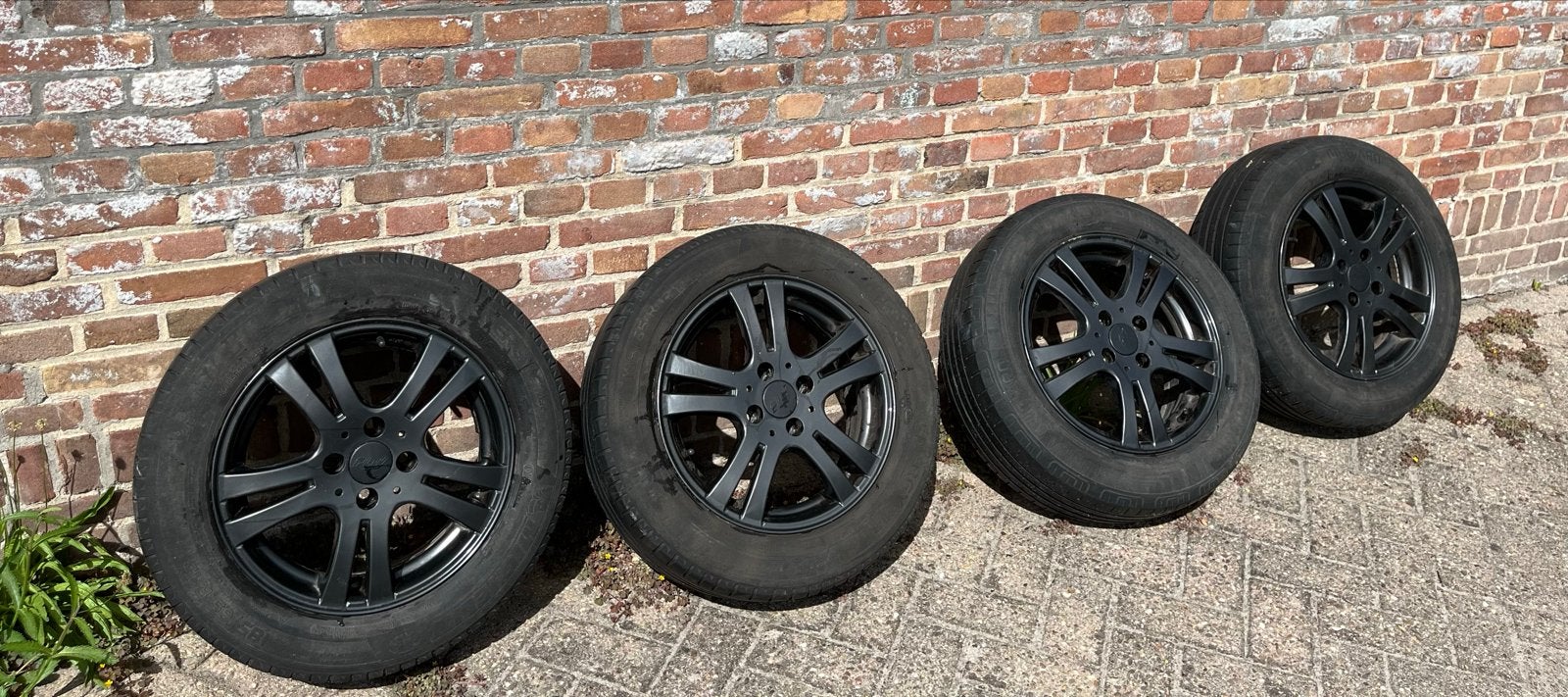Antraciet 15 inch velgen met 185/65 R15 banden, Auto-onderdelen, Banden en Velgen, Ophalen, Gebruikt, 15 inch, Banden en Velgen