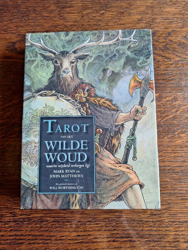 Tarot van het wilde woud Mark Ryan Boek en kaarten, Boeken, Esoterie en Spiritualiteit, Ophalen of Verzenden, Zo goed als nieuw