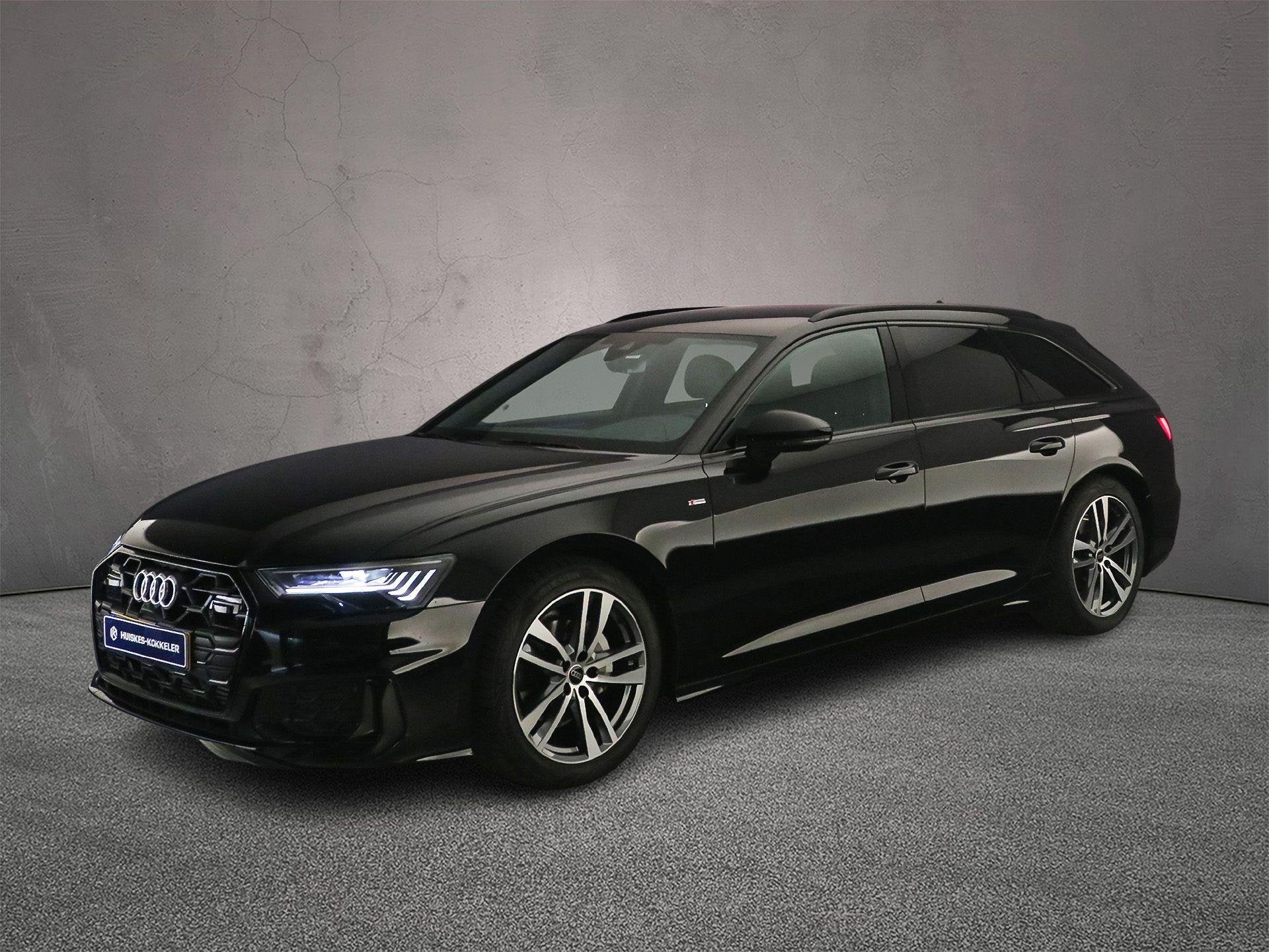 Audi A6 Avant 40 TFSI S edition Competition | Adaptieve Crui, Gebruikt, Leder en Stof, Zwart, Origineel Nederlands