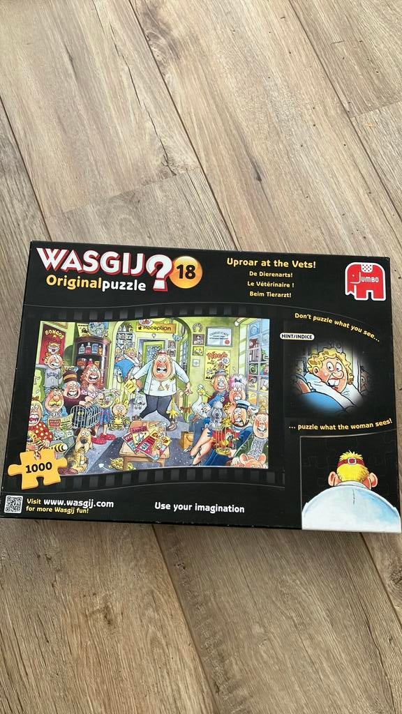 Wasgij puzzel nummer 18 orginal puzzle, Ophalen, 500 t/m 1500 stukjes, Zo goed als nieuw